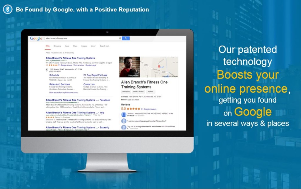 Boosts your online presence, getting you found on Google